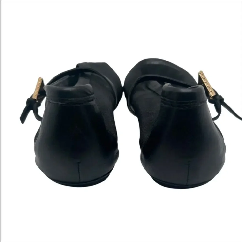Schutz Sylvie Mesh Ballet Flats in Black Size 9.5